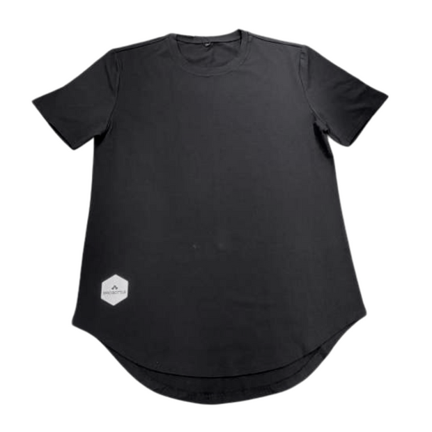 SIZE MATTERS PERFORMANCE TEE - BLACK - BrioBottle