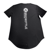 SIZE MATTERS PERFORMANCE TEE - BLACK - BrioBottle